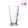 Vasos de café latte con asa 6 unidades 250 ml by , Cups and bowls - Ref: Foro24-4005741, Price: 33,87 €, Discount: %