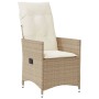 Set comedor de jardín 9 pzas con cojines ratán sintético beige von , Gartensets - Ref: Foro24-3276809, Preis: 1,00 €, Rabatt: %