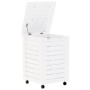 Cesta ropa sucia con ruedas RANA madera pino blanca 45x45x64 cm von , Wäschekörbe - Ref: Foro24-4002326, Preis: 99,81 €, Raba...