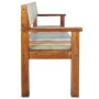 Recycled solid wood bench 115 cm by vidaXL, Benches for halls and storage - Ref: Foro24-326182, Price: 174,48 €, Discount: %