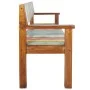 Recycled solid wood bench 115 cm by vidaXL, Benches for halls and storage - Ref: Foro24-326182, Price: 162,38 €, Discount: %