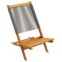 Sillas de jardín plegables 8 uds madera maciza acacia gris de , Sillas de jardín - Ref: Foro24-3214633, Precio: 460,88 €, Des...