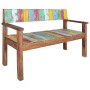 Recycled solid wood bench 115 cm by vidaXL, Benches for halls and storage - Ref: Foro24-326182, Price: 174,48 €, Discount: %