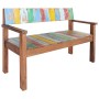 Recycled solid wood bench 115 cm by vidaXL, Benches for halls and storage - Ref: Foro24-326182, Price: 174,48 €, Discount: %