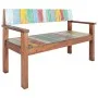 Recycled solid wood bench 115 cm by vidaXL, Benches for halls and storage - Ref: Foro24-326182, Price: 162,38 €, Discount: %