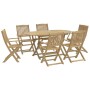 Juego de comedor para jardín 7 piezas madera maciza acacia von , Gartensets - Ref: Foro24-3214238, Preis: 438,42 €, Rabatt: %