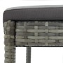 Taburetes altos de jardín cojines 4 uds ratán sintético gris by , Garden chairs - Ref: Foro24-316671, Price: 347,33 €, Discou...