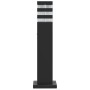 Lámparas de suelo de exterior 3 unidades aluminio negro 50 cm by , Outdoor lighting - Ref: Foro24-4006394, Price: 113,29 €, D...