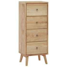 Cómoda de madera maciza de teca 40x30x100 cm by , Drawers - Ref: Foro24-340736, Price: 227,17 €, Discount: %