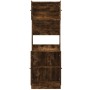 Mueble de cocina madera ingeniería roble ahumado 60x50x180 cm de , Armarios de cocina - Ref: Foro24-3276641, Precio: 176,47 €