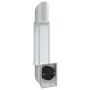 Apliques de exterior 2 unidades acero inoxidable plateado de , Iluminación de exterior - Ref: Foro24-4006293, Precio: 50,09 €...