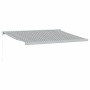 Toldo retráctil aluminio y tela gris antracita y blanco 4,5x3 m de , Toldos - Ref: Foro24-3216126, Precio: 485,51 €, Descuent...