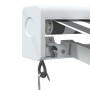 Toldo retráctil aluminio y tela gris antracita y blanco 4,5x3 m de , Toldos - Ref: Foro24-3216126, Precio: 485,51 €, Descuent...