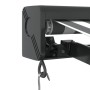 Toldo retráctil aluminio y tela gris antracita y blanco 5x3 m by , Awnings - Ref: Foro24-3216132, Price: 632,32 €, Discount: %