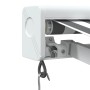 Toldo retráctil aluminio y tela antracita y blanco 3,5x2,5 m de , Toldos - Ref: Foro24-3216124, Precio: 816,53 €, Descuento: %