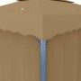 Gazebo with gray taupe aluminum curtain 4x3 m by vidaXL, Tents and gazebos - Ref: Foro24-3067050, Price: 518,34 €, Discount: %