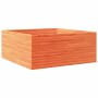 Jardinera de madera maciza de pino marrón cera 110x110x46 cm von , Töpfe und Pflanzgefäße - Ref: Foro24-3282436, Preis: 244,6...
