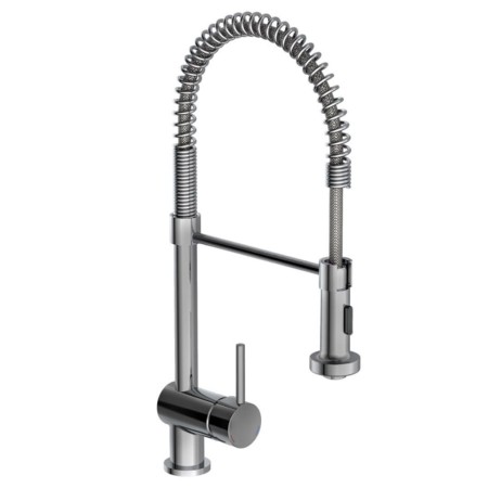 SCHÜTTE High spout BOSTON basin mixer with chrome spiral spring by SCHÜTTE, Faucets - Ref: Foro24-435064, Price: 128,72 €, Di...