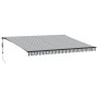 Toldo retráctil automático luz LED antracita blanco 450x350 cm von , Markisen - Ref: Foro24-3215815, Preis: 644,77 €, Rabatt: %