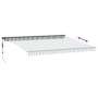 Toldo retráctil automático luz LED antracita blanco 450x350 cm von , Markisen - Ref: Foro24-3215815, Preis: 644,77 €, Rabatt: %