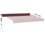 Toldo retráctil automático burdeos 300x250 cm by , Awnings - Ref: Foro24-3310181, Price: 345,18 €, Discount: %