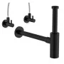 SCHÜTTE Black bottle design siphon by SCHÜTTE, plumbing valves - Ref: Foro24-435123, Price: 49,01 €, Discount: %