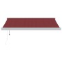 Toldo retráctil automático burdeos 350x250 cm by , Awnings - Ref: Foro24-3215324, Price: 926,12 €, Discount: %