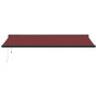 Toldo retráctil automático burdeos 500x300 cm von , Markisen - Ref: Foro24-3215332, Preis: 771,30 €, Rabatt: %