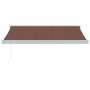 Toldo retráctil manual marrón 300x250 cm von , Markisen - Ref: Foro24-3215718, Preis: 369,52 €, Rabatt: %