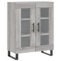 Aparador alto madera contrachapada gris sonoma 69,5x34x180 cm de , Aparadores - Ref: Foro24-3195761, Precio: 161,75 €, Descue...