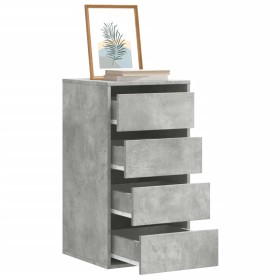 Cajonera de esquina madera ingeniería gris hormigón 40x41x76 cm by , Drawers - Ref: Foro24-852864, Price: 86,83 €, Discount: %