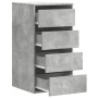 Cajonera de esquina madera ingeniería gris hormigón 40x41x76 cm von , Schubladen - Ref: Foro24-852864, Preis: 86,83 €, Rabatt: %