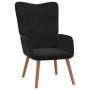Sillón de relax de terciopelo negro de , Sillones - Ref: Foro24-327661, Precio: 99,52 €