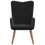 Sillón de relax de terciopelo negro de , Sillones - Ref: Foro24-327661, Precio: 99,52 €