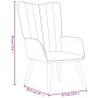 Sillón de relax de terciopelo negro von , Sessel - Ref: Foro24-327661, Preis: 104,11 €, Rabatt: %
