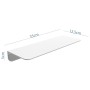 SCHÜTTE SOLO white shower shelf by SCHÜTTE, Bathroom accessories - Ref: Foro24-435051, Price: 23,16 €, Discount: %