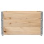 Collares de palets 3 unidades madera maciza de pino 100x100 cm von , Ladeplattformen und Paletten - Ref: Foro24-3295374, Prei...