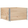 Collares de palets 3 unidades madera maciza de pino 100x100 cm von , Ladeplattformen und Paletten - Ref: Foro24-3295374, Prei...