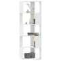 Estantería de esquina 5 niveles madera blanco 50x50x179 cm by , Bookcases and shelves - Ref: Foro24-852582, Price: 88,15 €, D...
