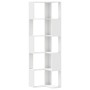 Estantería de esquina 5 niveles madera blanco 50x50x179 cm by , Bookcases and shelves - Ref: Foro24-852582, Price: 88,15 €, D...