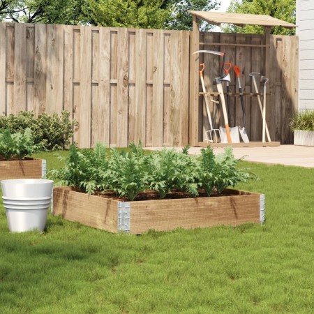 Jardinera de madera maciza de pino 100x100 cm von , Töpfe und Pflanzgefäße - Ref: Foro24-3295395, Preis: 41,31 €, Rabatt: %