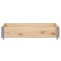 Jardinera de madera maciza de pino 100x100 cm von , Töpfe und Pflanzgefäße - Ref: Foro24-3295395, Preis: 41,31 €, Rabatt: %