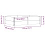 Jardinera de madera maciza de pino marrón 150x100 cm von , Töpfe und Pflanzgefäße - Ref: Foro24-3295418, Preis: 104,10 €, Rab...