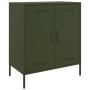 Aparador de acero verde oliva 68x39x79 cm de , Aparadores - Ref: Foro24-842980, Precio: 109,83 €, Descuento: %
