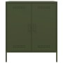 Aparador de acero verde oliva 68x39x79 cm de , Aparadores - Ref: Foro24-842980, Precio: 109,83 €, Descuento: %