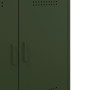 Aparador de acero verde oliva 68x39x79 cm de , Aparadores - Ref: Foro24-842980, Precio: 109,83 €, Descuento: %