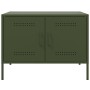 Mueble de TV de acero verde oliva 68x39x50,5 cm by , TV Furniture - Ref: Foro24-842942, Price: 78,92 €, Discount: %