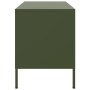 Mueble de TV de acero verde oliva 68x39x50,5 cm by , TV Furniture - Ref: Foro24-842942, Price: 78,92 €, Discount: %