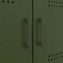 Mueble de TV de acero verde oliva 68x39x50,5 cm by , TV Furniture - Ref: Foro24-842942, Price: 78,92 €, Discount: %