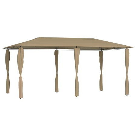 Cenador con cubiertas de postes taupe 2,98x5,3x2,59 m 160 g/m² by , Tents and gazebos - Ref: Foro24-313618, Price: 286,38 €, ...
